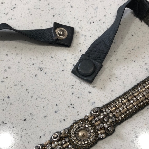 Vintage rhinestone belt/ sash - Picture 6 of 7